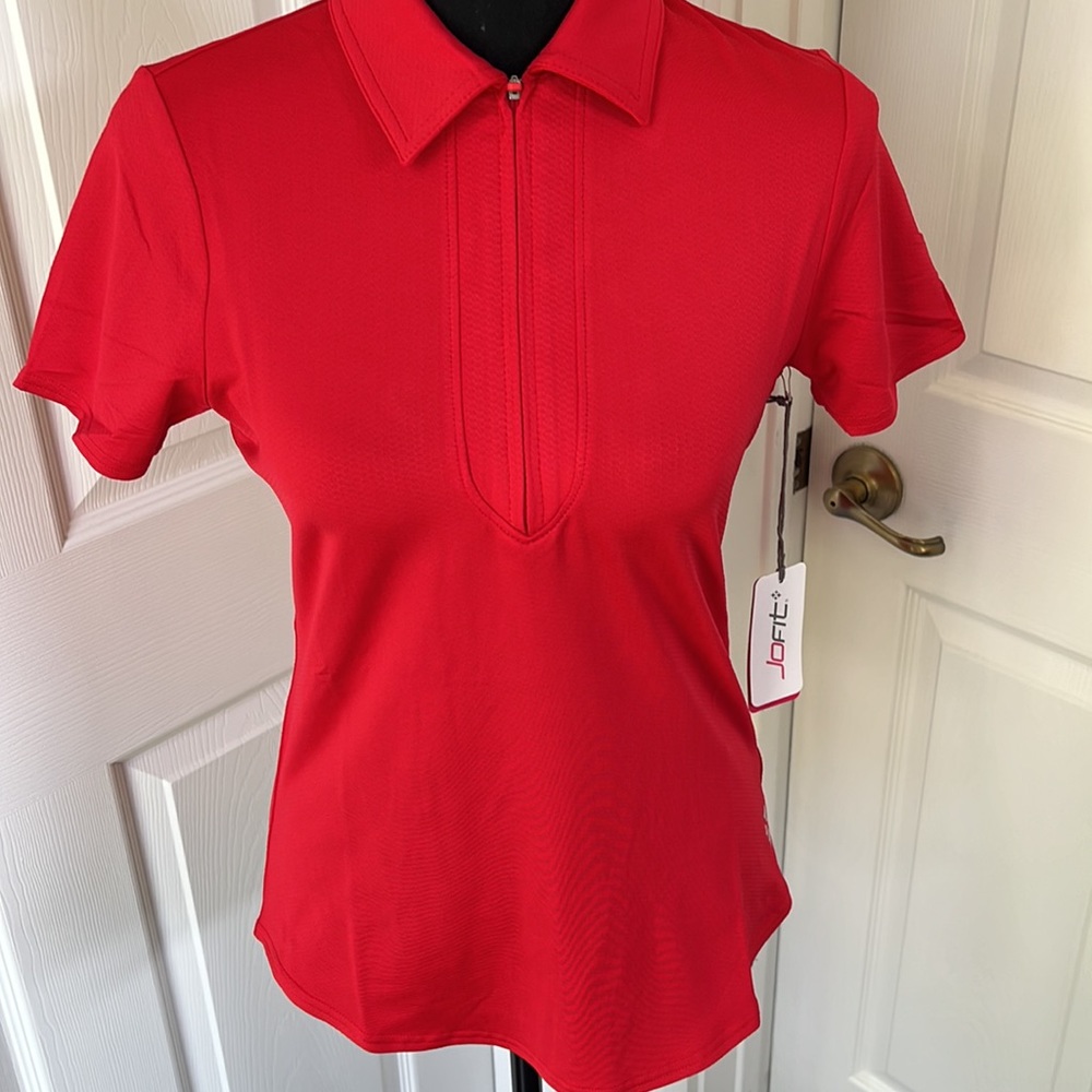 Jofit Performance Golf Polo Red